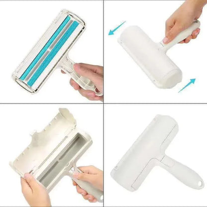 Pet Hair Remover Roller - Dog & Cat Fur Remover with Self-Cleaning Base - Efficient Animal Hair Removal Tool - Perfect for Furni