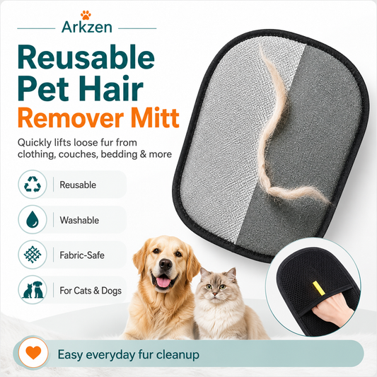 Pet Hair Remover Mitt