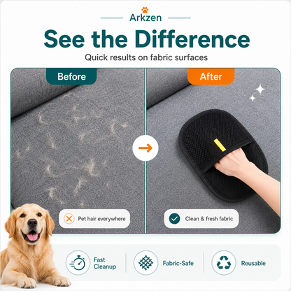 Pet Hair Remover Mitt