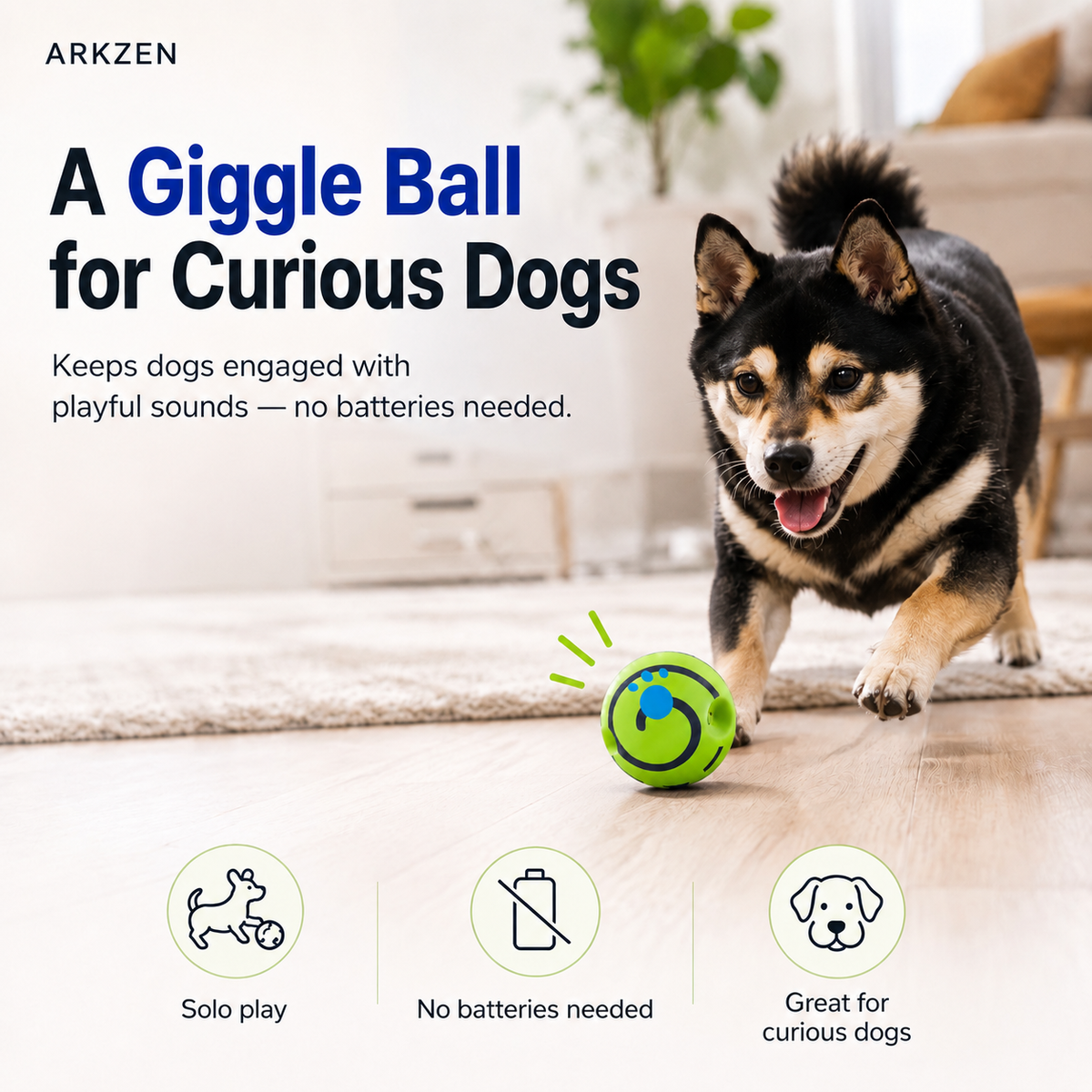 Interactive Dog Giggle Ball