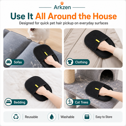Pet Hair Remover Mitt