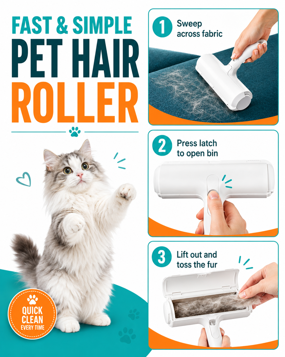 Pet Hair Roller