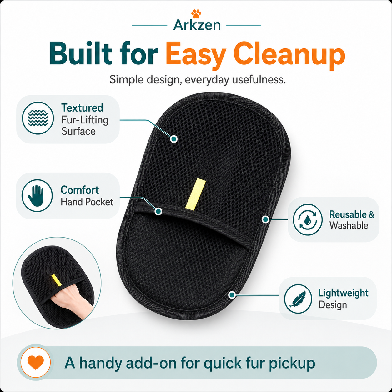 Pet Hair Remover Mitt